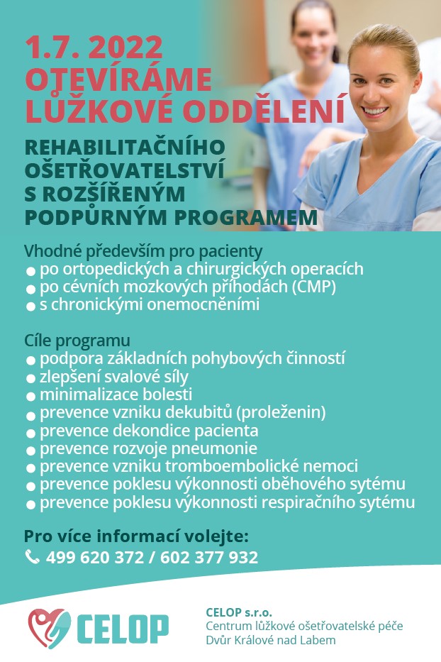 Rehabilitační ošetřovatelství s podpůrným programem